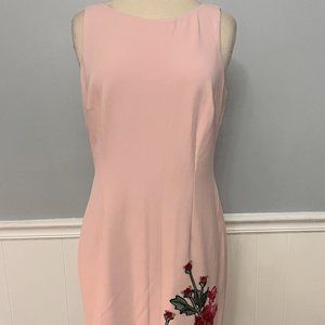 Blush Pink Dress w/ Embroidery NWOT